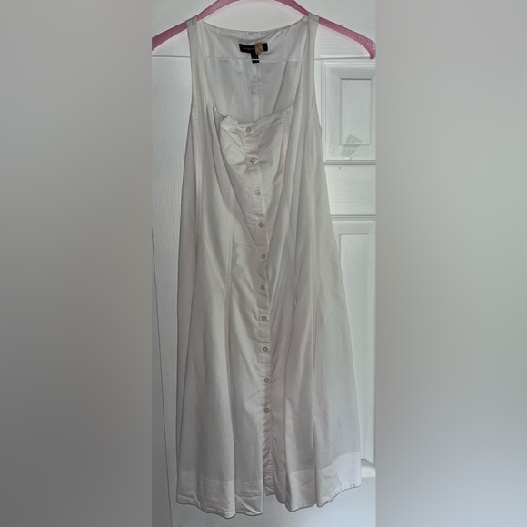 EUC, Banana Republic White Dress, Size 0 - Picture 4 of 4